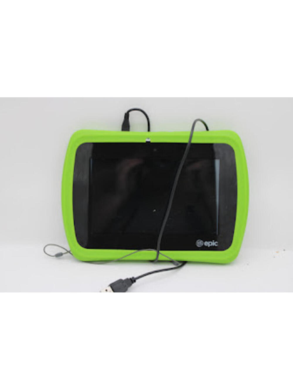 LeapFrog Epic Kids Learning Tablet with Green Case, Tested, Factory Reset